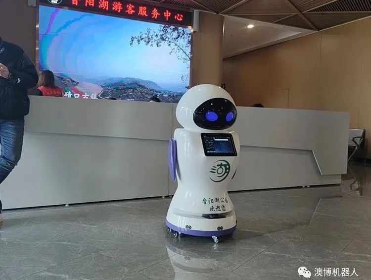 景区迎宾机器人